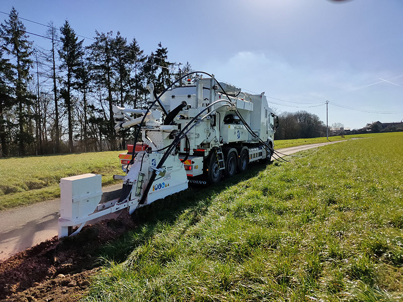 Tesmec Marais ST2 Wheel Trencher for Mechanical Cable Laying