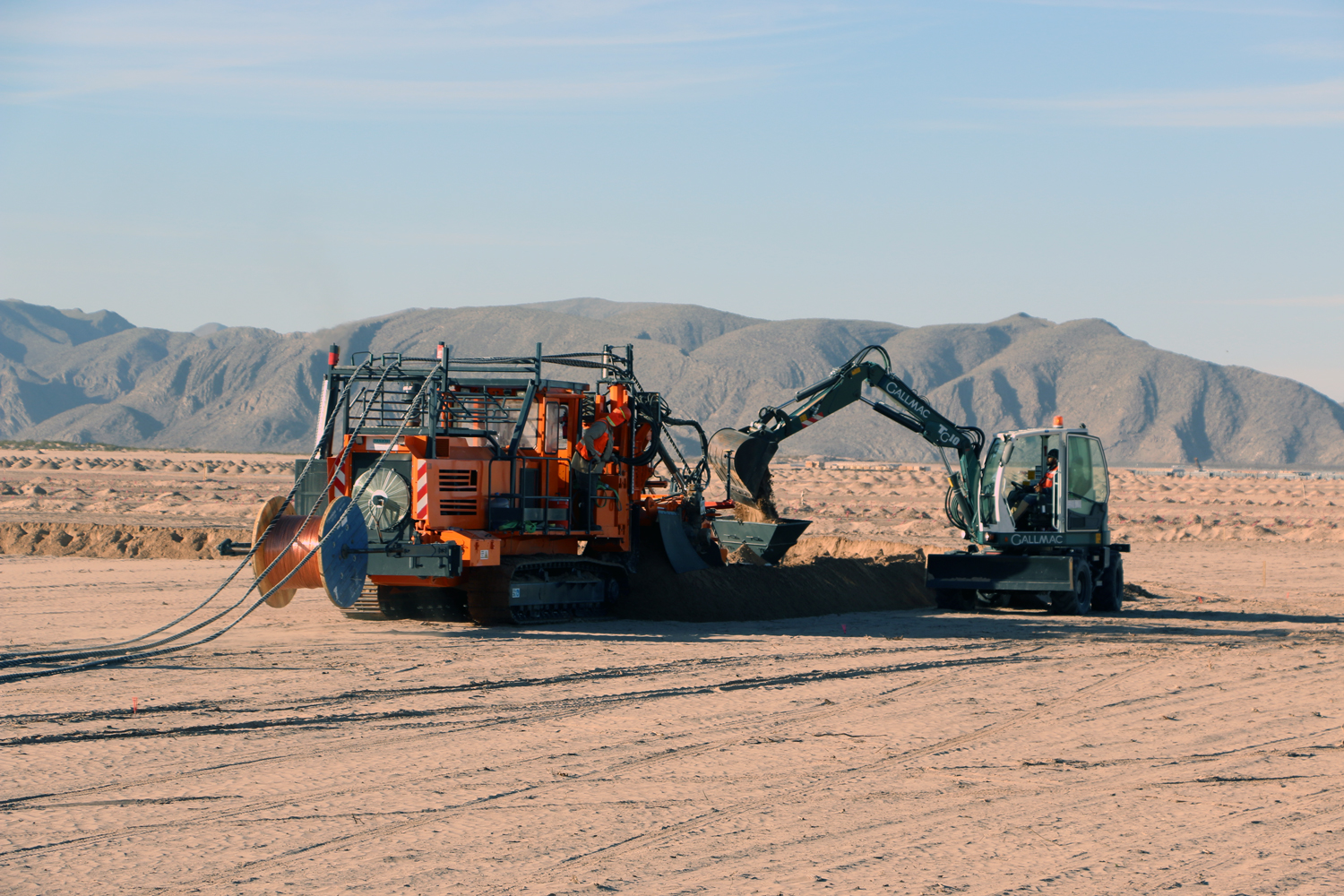 Tesmec Marais ST2 Wheel Trencher for Mechanical Cable Laying