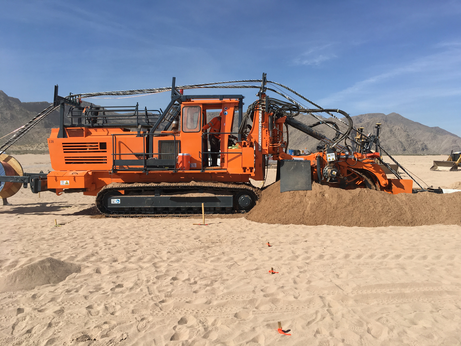 Tesmec Marais ST2 Rocksaw Trencher for network deployment