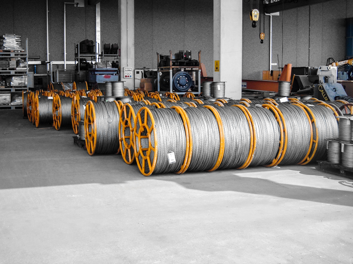 Tesmec Ropes with Factor 3 of Safety