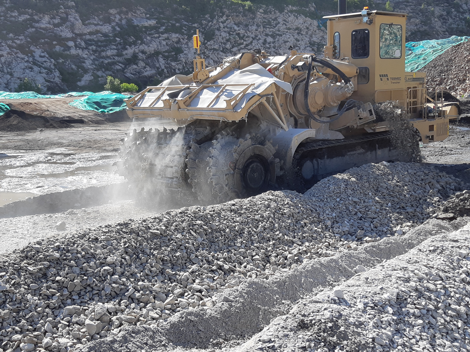 Tesmec 1475XL EVO Surface Miner for continuous surface mining