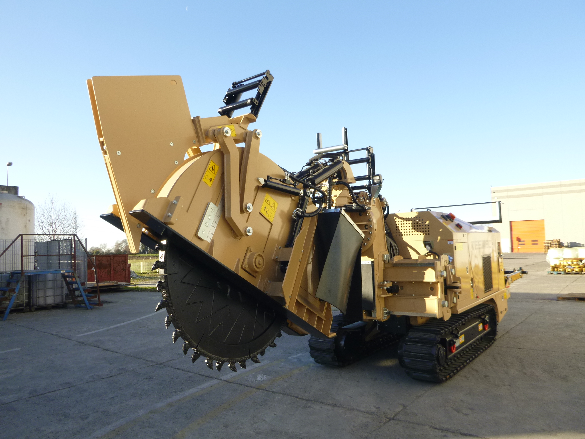 Tesmec MCT400 T670 Rocksaw Trencher