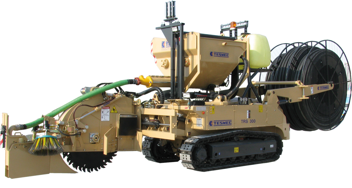 Tesmec 300 Rocksaw Trencher 