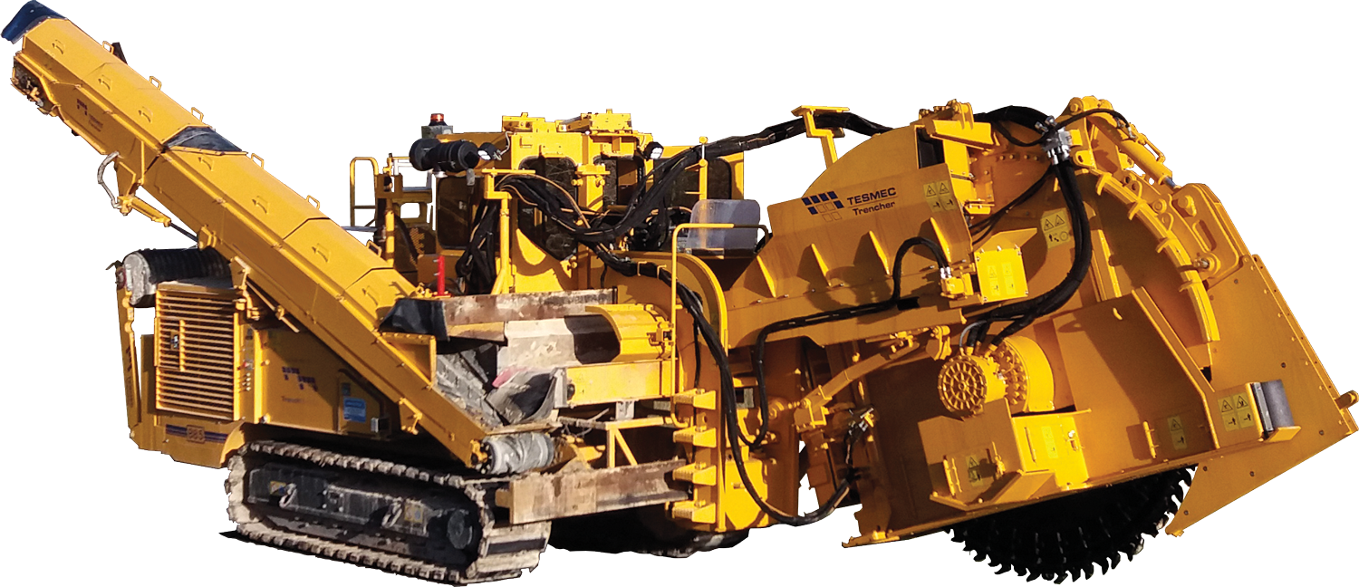 Tesmec 950R T1000 Rocksaw Trencher