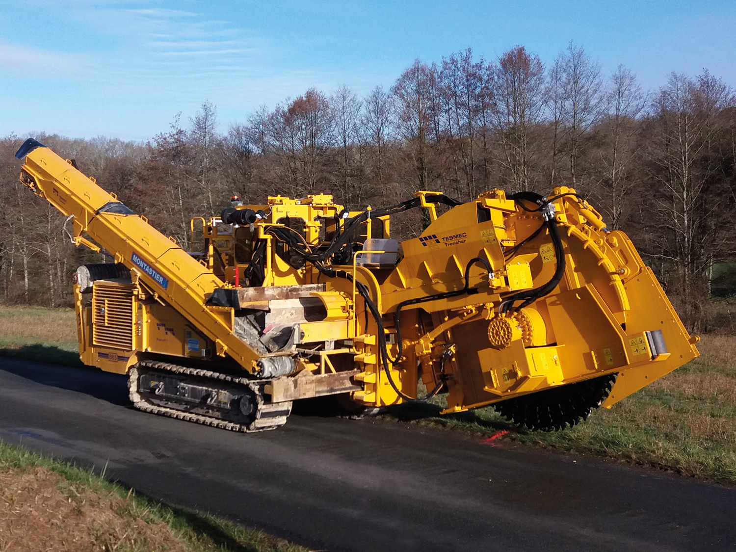 Tesmec 950R T1000 Rocksaw Trencher