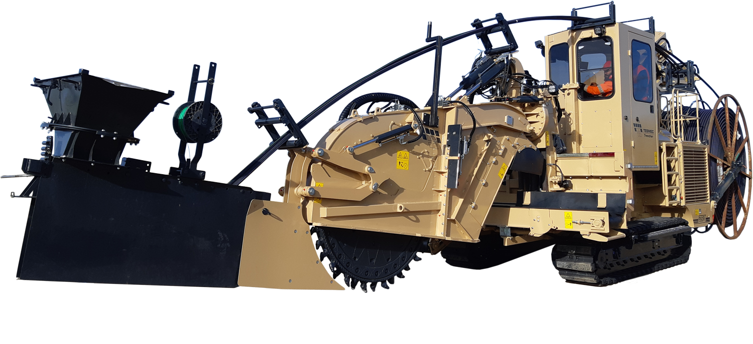 Tesmec 950R T620 Trencher for Mechanical Cable Laying