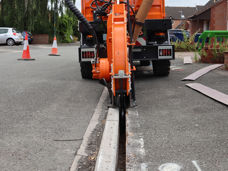 Tesmec Marais CityCleanfast Remote Controlled Wheel Trencher