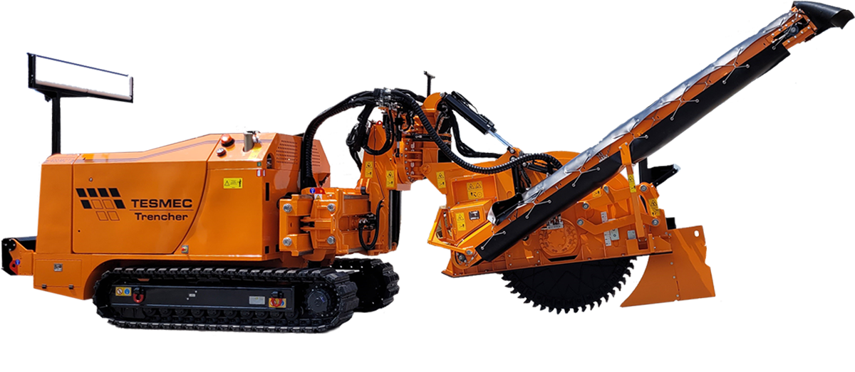 Tesmec MCT400 T670 Rocksaw Trencher