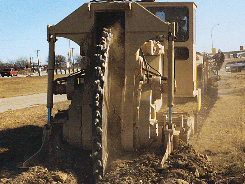 Tesmec 1075 Trencher for Underground Energy Cable Projects