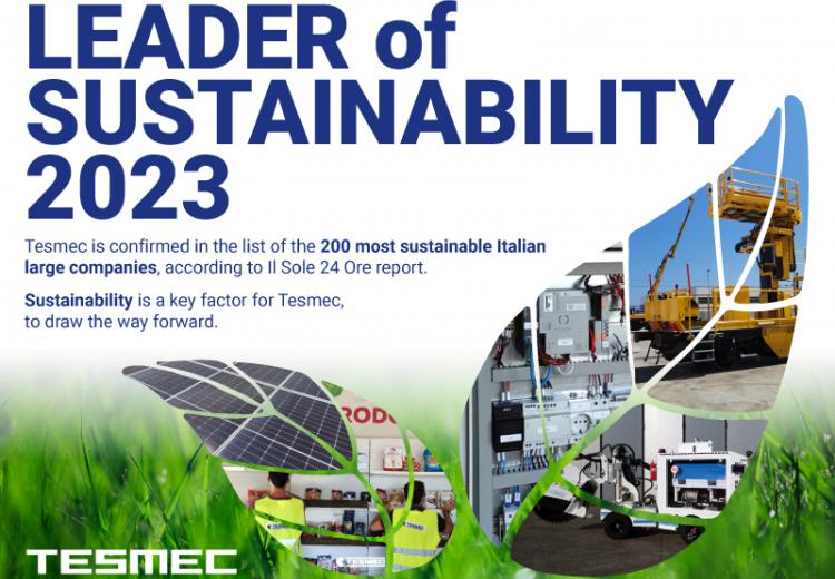 Tesmec leader of sustainability 2023